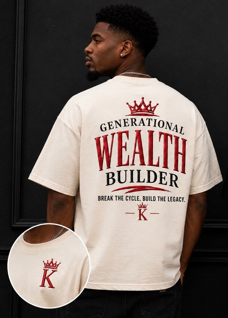 Men’s Generational Wealth Builder Shirt - Red