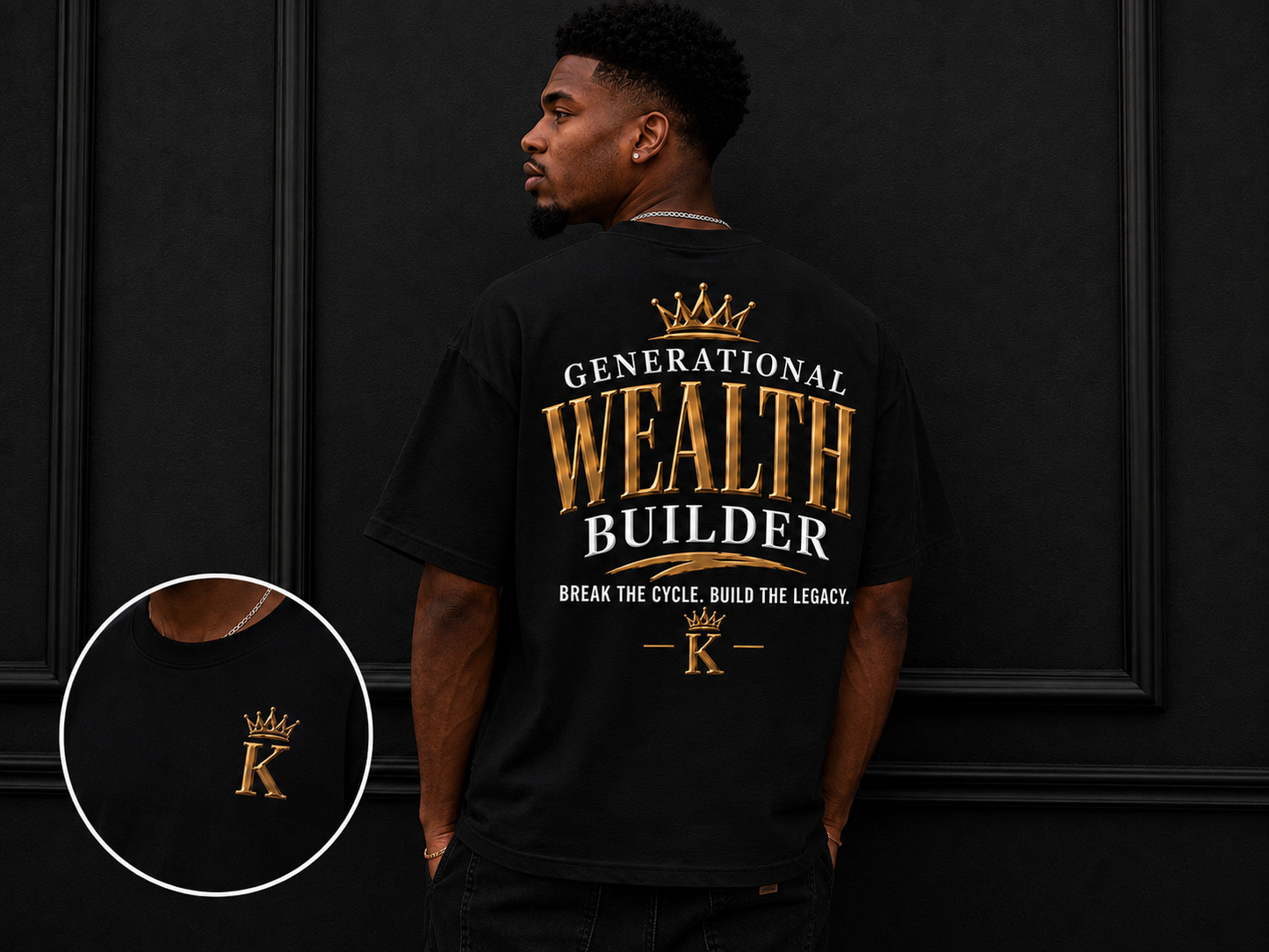 Men’s Generational Wealth Builder Shirt - Gold