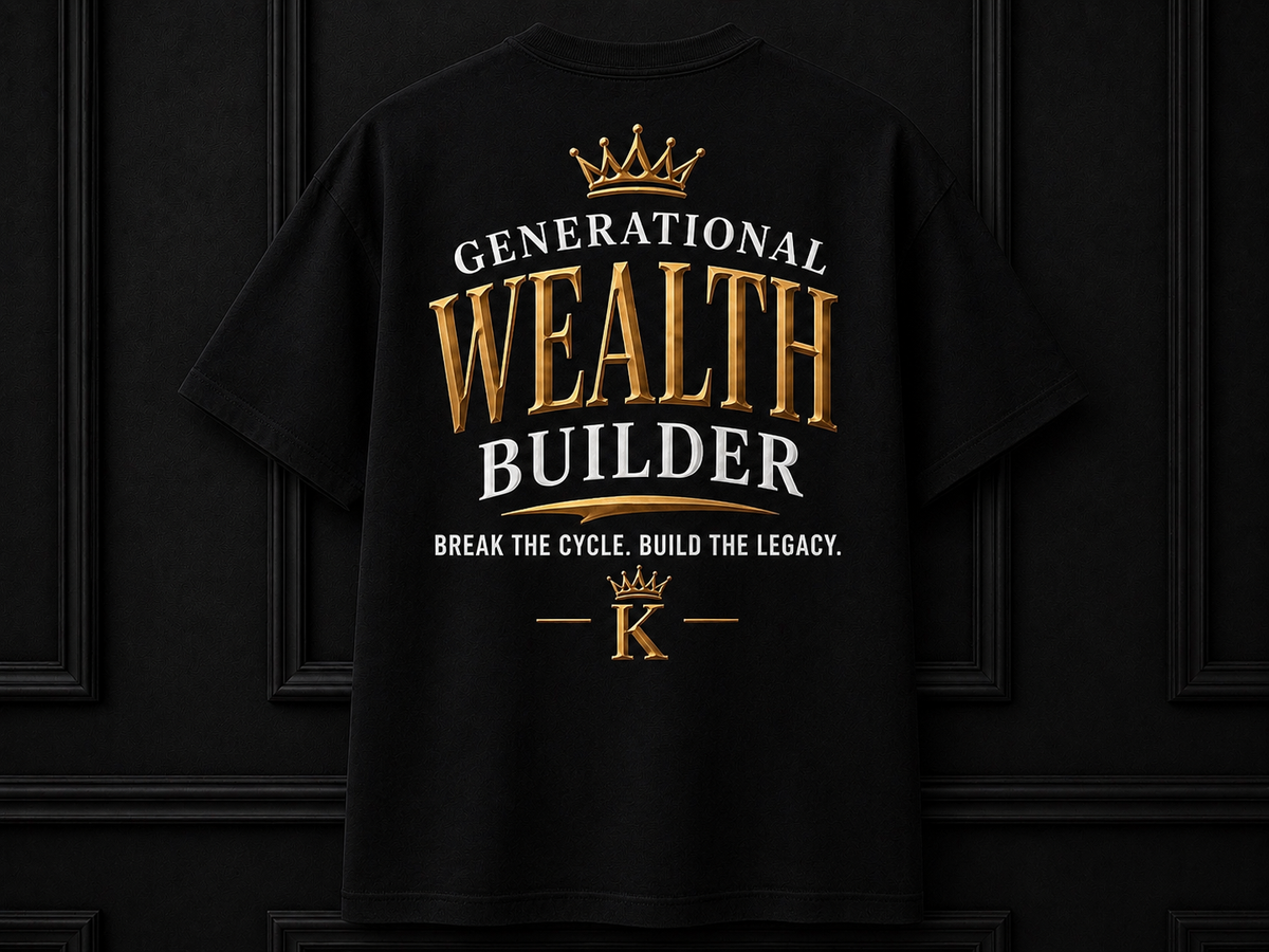 Men’s Generational Wealth Builder Shirt - Gold